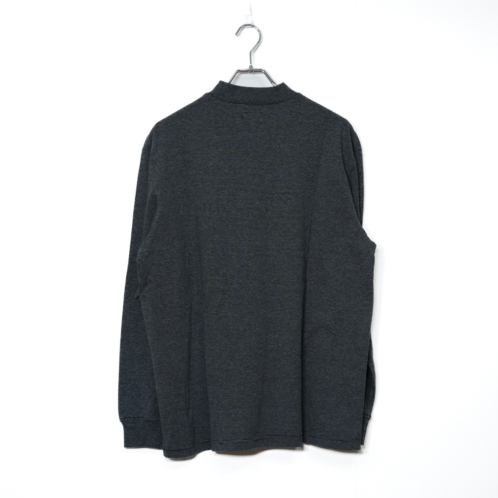 SUPREME MICRO STRIPE MOCK NECK T-SHIRT - ARCHIVESTOCK